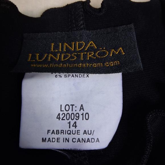 Linda Lundstrom Witchy Lettuce Tiered Long Sleeve Square Neck Maxi‎ Dress Sz 14 - Picture 10 of 15